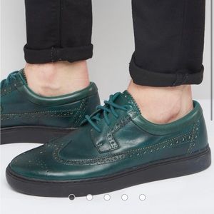 Paul Smith Rupert Brogue Sneakers in green size men’s 10